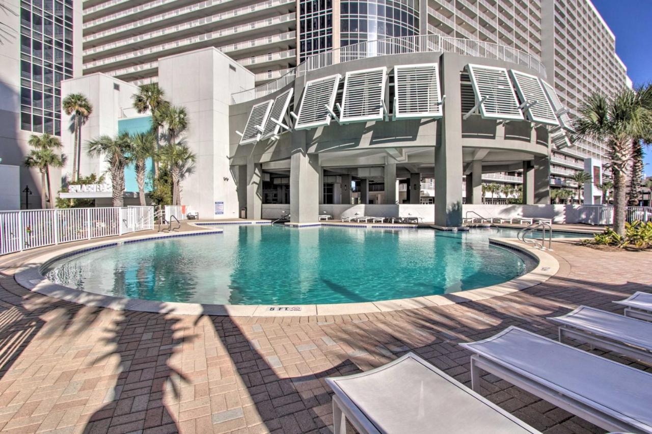 Comfy Pcb Condo With View And Private Beach Access! Panama City Beach Kültér fotó