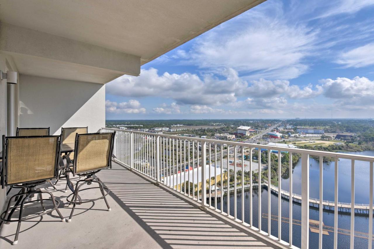 Comfy Pcb Condo With View And Private Beach Access! Panama City Beach Kültér fotó