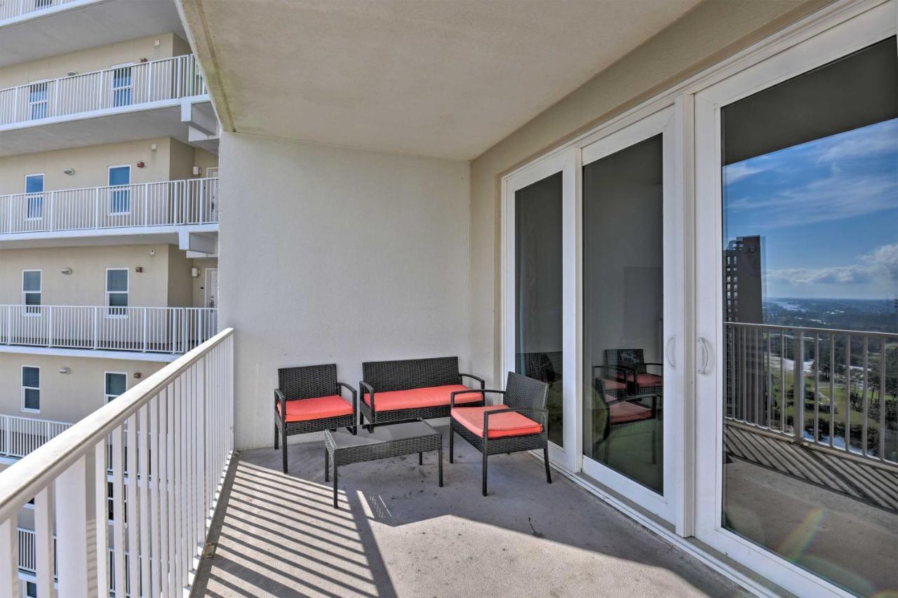 Comfy Pcb Condo With View And Private Beach Access! Panama City Beach Kültér fotó